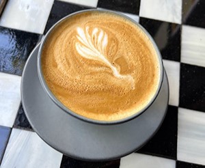 Taza de café capuchino